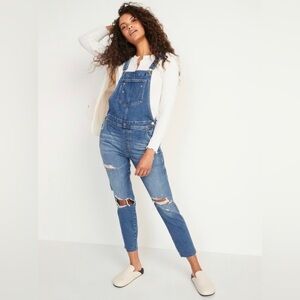 NWT! O.G. Workwear Ripped Jean Overalls for Women - Size 2